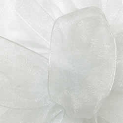 Antique White Simply Sheer Asiana Ribbon