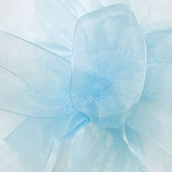 Light Blue Simply Sheer Asiana Ribbon