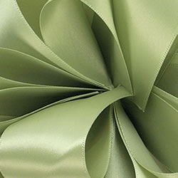 Spring Moss Double Face Satin Ribbon