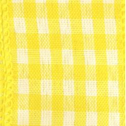 Yellow Spring Value Checked Ribbon