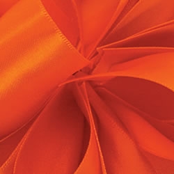 Torrid Orange Double Face Satin Ribbon