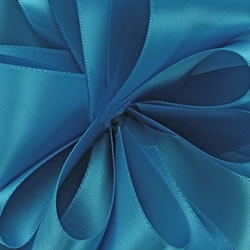 Turquoise Double Face Satin Ribbon