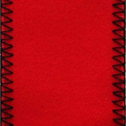 Black/Red Varni, Wire Edge Fleece