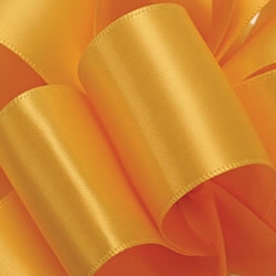 Yellow Gold Double Face Satin Ribbon