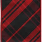 Black/Red Alvin, Wire Edge Plaid