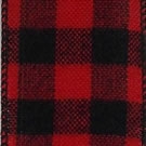 Red/Black Buffalo Plaid Flannel Wire Edge