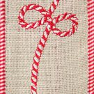 Candy Rope, Wire Edge Burlap