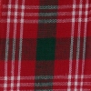 Red Plaid Garlene, Wire Edge Ribbon