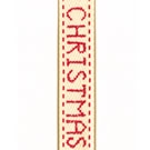 Ivory Jolly Xmas Merry Christmas Ribbon