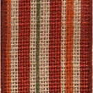 Multi Cynnie Stripe Wire Edge Burlap