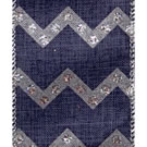 Denim Blue Payton, Wire Edge Chevron