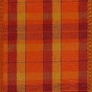 Orange Seymour Fall Plaid Wire Edge Ribbon