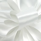 White Double Face Satin Ribbon