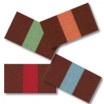 Offray Truffles Stripe Satin Ribbon